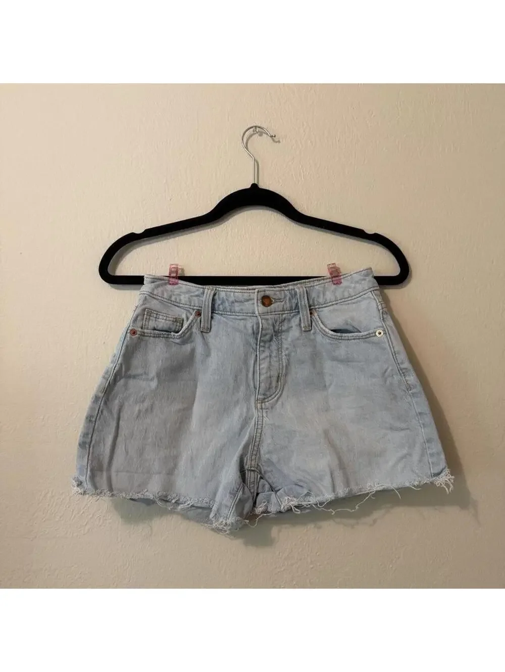 Universal Thread light wash denim shorts